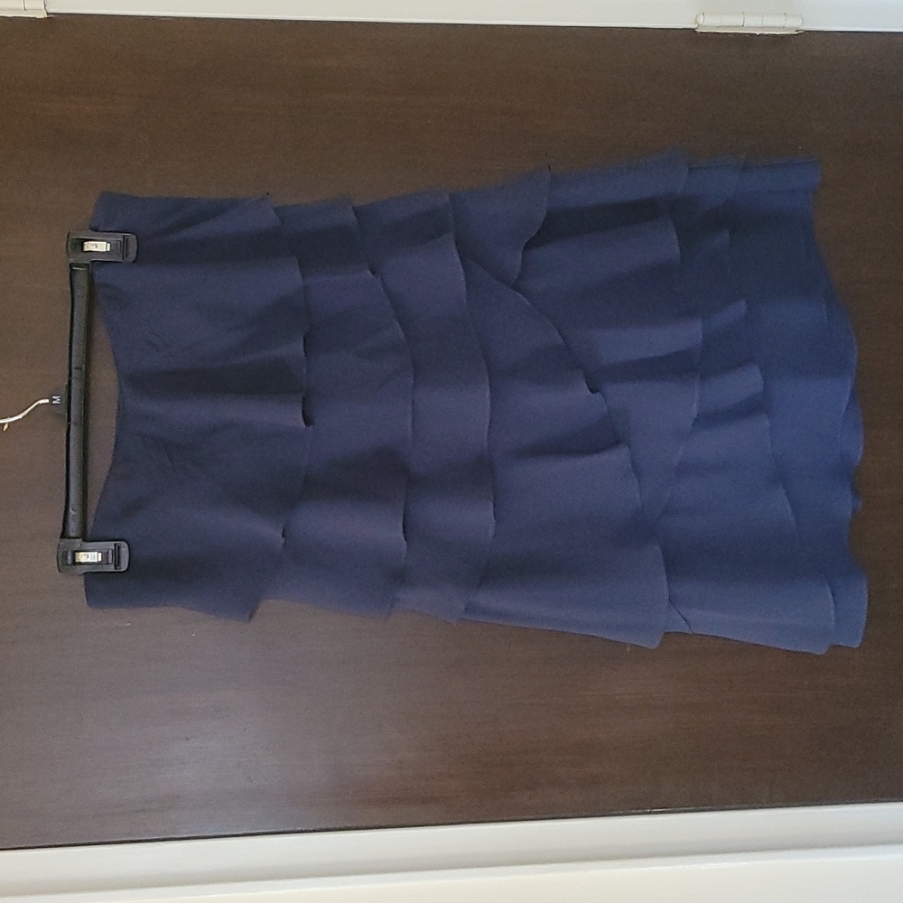 Strapless blue dress  BCBGmaxazaria